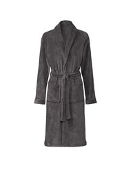 Халат чоловічий теплий мікрофібра Livarno 426139 L і XL 56/58 Темно сірий