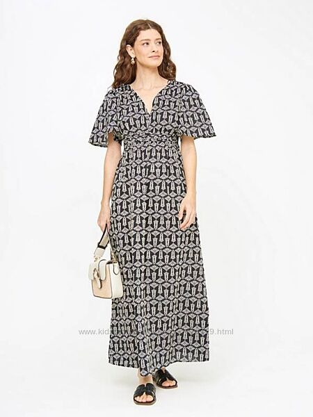 Длинное платье с принтом TU коттон