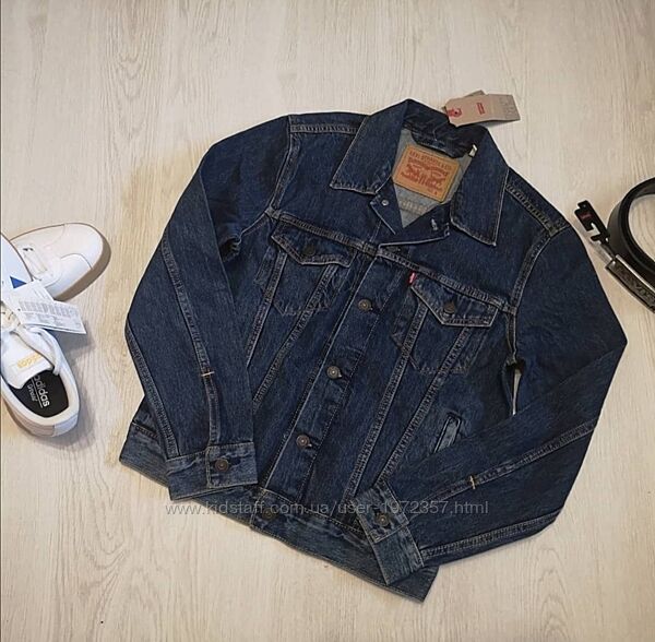 Мужская джинсовая куртка, джинсовка Levis левайс S оригинал Сша 