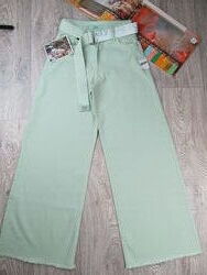 Летние джинсы палаццо для девочки. 134-158р. Турция.