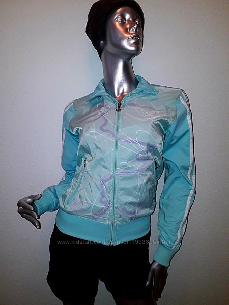 Женская спортивная курточка Adidas, спортивная кофта на молнии, размер М