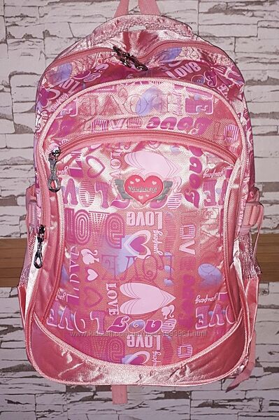 Школьный рюкзак для девочек. Плащевка Love 