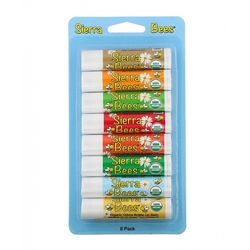 Sierra Bees, Набор органических бальзамов для губ, 8 в упаковке, 4,25 г 