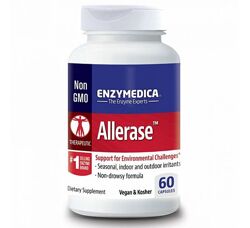 Комплекс от Аллергии Enzymedica, Allerase, 60 капсул аллергия