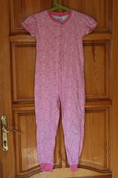 Котоновая пижама слип человечек на 5-6 лет.