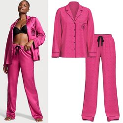 Піжама сатін домашній набір вікторія сікрет