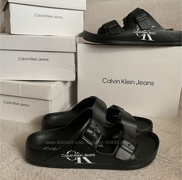 Шльопкі шльопанці сандалі calvin klein