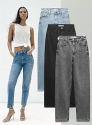 Чорні жіночі джинси МОМ Зара