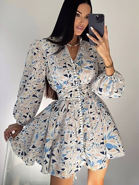 Неймовірної краси повітряна сукня Каріби повітряна сукня з пришивним пояс