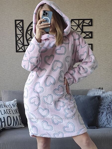 Туніка з капюшоном та кишенями