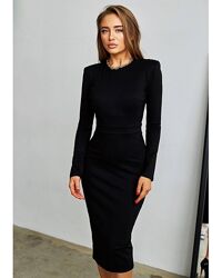189 Сукня-футляр з акцентними плечима, найпростіший спосіб створити елегант