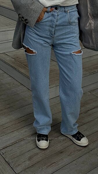 Супер трендові джинси з розрізами в стилі Wang