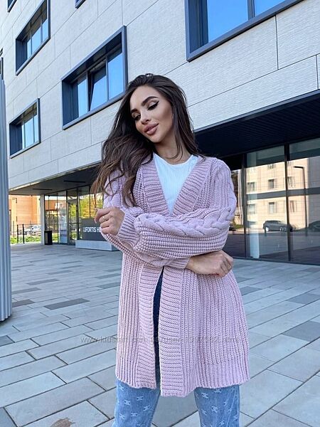 Кардиган Marcos машинна вязка 50 вовна, 50 акрил. Дуже теплий