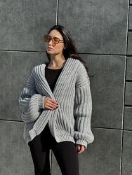 Обємний кардиган Еліна