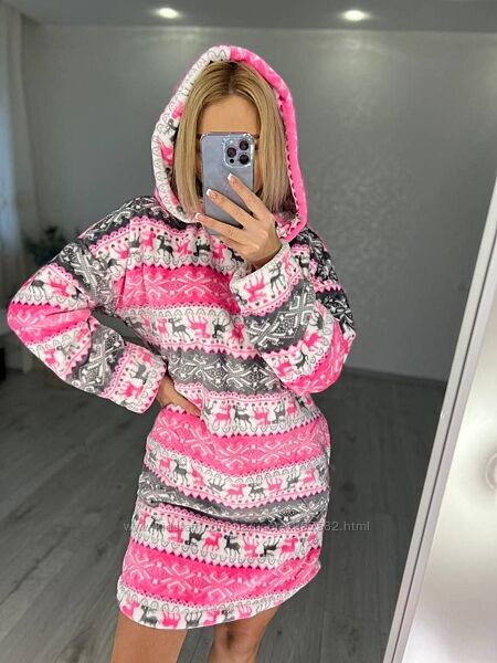 Туніка з капюшоном та кишенями