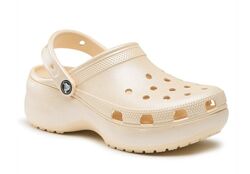 жіночі аквашузи Crocs Classic Platform Shimmer Clog оригінал w10