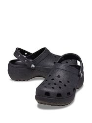 Жіноче сабо Crocs classic platform glitter clog оригінал розміри w7, w10