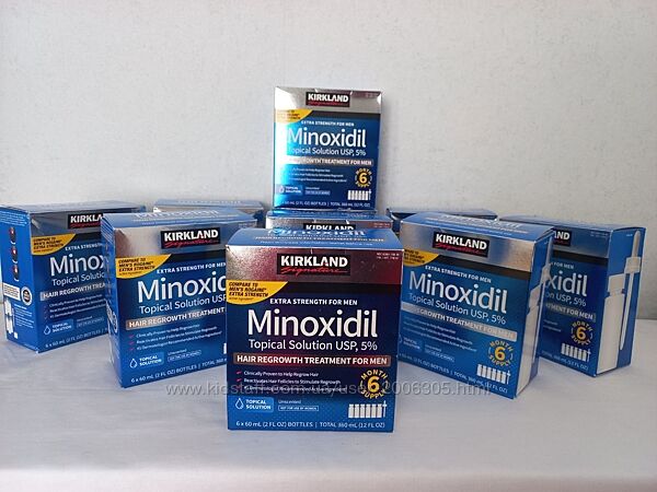 Оригінальний Міноксидил Kirkland 5, миноксидил Kirkland США, для волосся