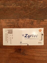 Zyrtec зіртек 10 мг алергічний риніт кропив&acuteянка Єгипет
