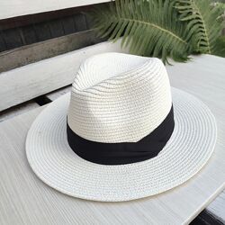 Солом&acuteяний літній жіночий капелюх канотьє, капелюх ковбойка, американка