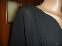 Шикарная шифоновая блуза-плиссе с коротким рукавом, размер XL - 18 - 52