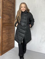 Зимове пальто на дівчинку 