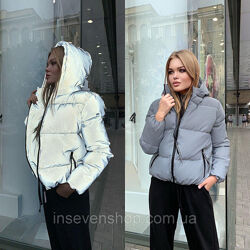 Женская куртка рефлективная светоотражающая Shine