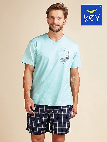 Мужские пижамы  KEY  Польша Весна 