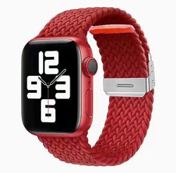 Тканевый ремешок для Apple Watch 38/40/41 мм красный 