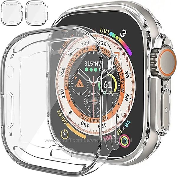 Прозрачный чехол Apple Watch Ultra 49 мм 