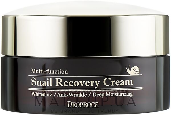 Восстанавливающий крем  с муцином улитки Deoproce Snail Recovery Cream