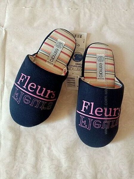 Домашні м&acuteякі тапочки жіночі 36/37, 38/39, 40/41 esmara. тапочки домашние 1