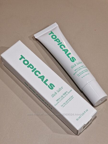 topicals slick salve mint lip balm