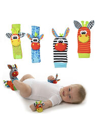 Набір шкарпетки і браслети Sozzy брязкальця для малюків Зебра і жираф