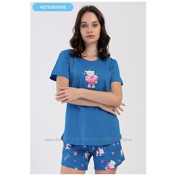 Піжами футболки шорти для дому та сну VIENETTA 