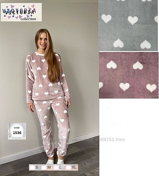 Теплі махрові піжами для дому та сну