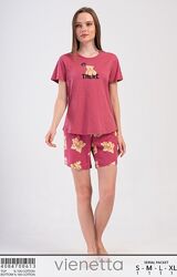 Піжама футболка шорти для дому та сну