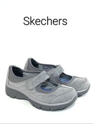 Кожаные женские кроссовки Skechers 7 Easy Going Supe Chill Relaxed Fit Mary