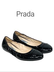 Кожаные балетки Prada Оригинал