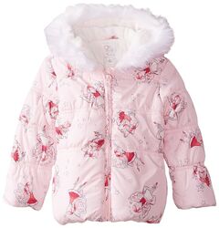 Нова ніжно рожева куртка фея Childrens place 2 роки 18 24 міс капюшон хутро