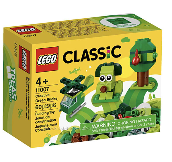LEGO 11007 LEGO Classic Зелёный набор для конструирования