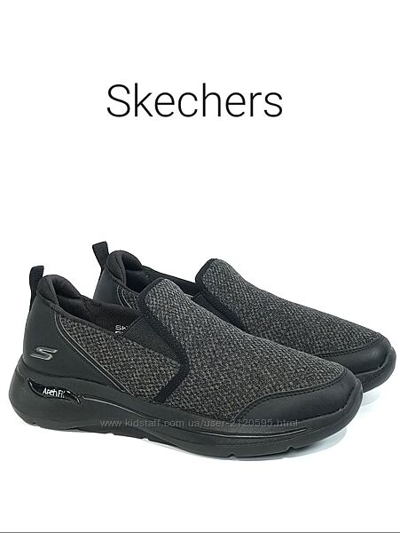 Кроссовки Skechers Men´s Wide Fit Go Walk Arch Fit Trainers Оригинал