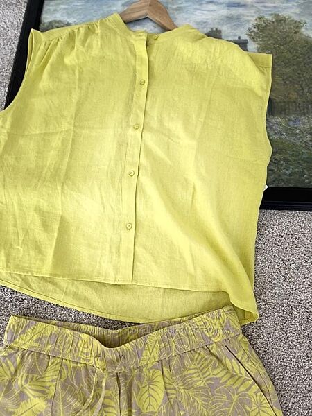 Calvin klein, костюм жіночій, льон. оригінал, новий з бірками.