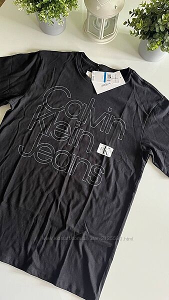 Calvin klein, футболка унісекс, оригінал, бавовна, нова з бірками.
