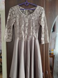 Гипюрое нарядное платье