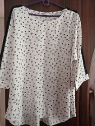 Лёгкая блузка большого размера 