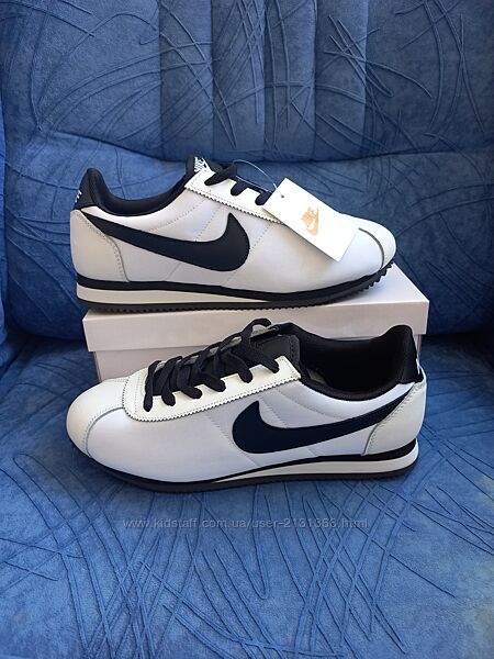 Кросівки чоловічі шкіряні білі NIKE AIR