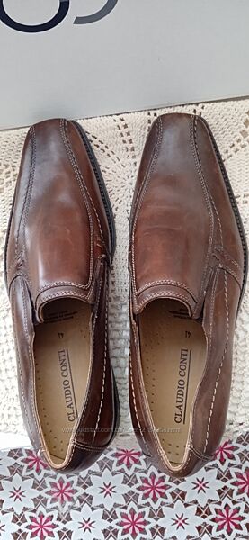 Чоловічі шкіряні туфлі Claudio conti розмір 41 28 см