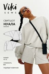 Электронная выкройка Vikisews Наула Свитшот 