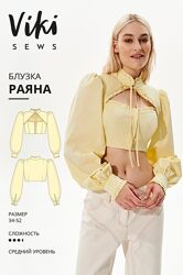 Электронная выкройка Vikisews Раяна Блузка